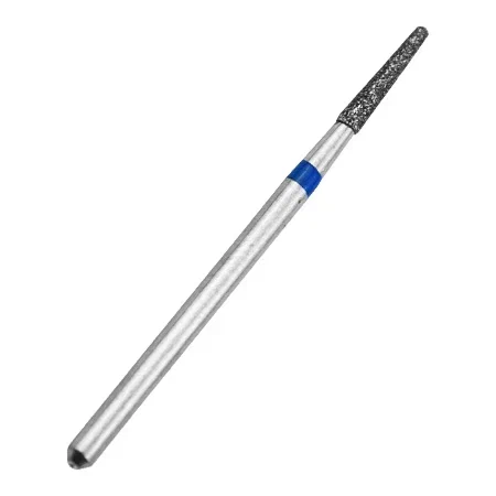 Фреза алмазная PN Конус тонкий закругленный D2,5-1мм  средняя абразивность