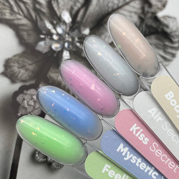 Secret Gel Feeling PN камуфлирующий гель с "битым стеклом" 15 гр