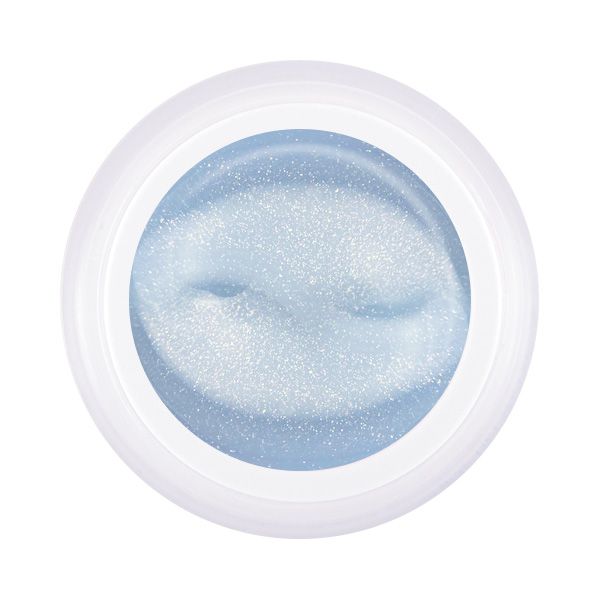 Pudding Gel Blue PN конструирующий цветной гель с микроблеском 15 гр