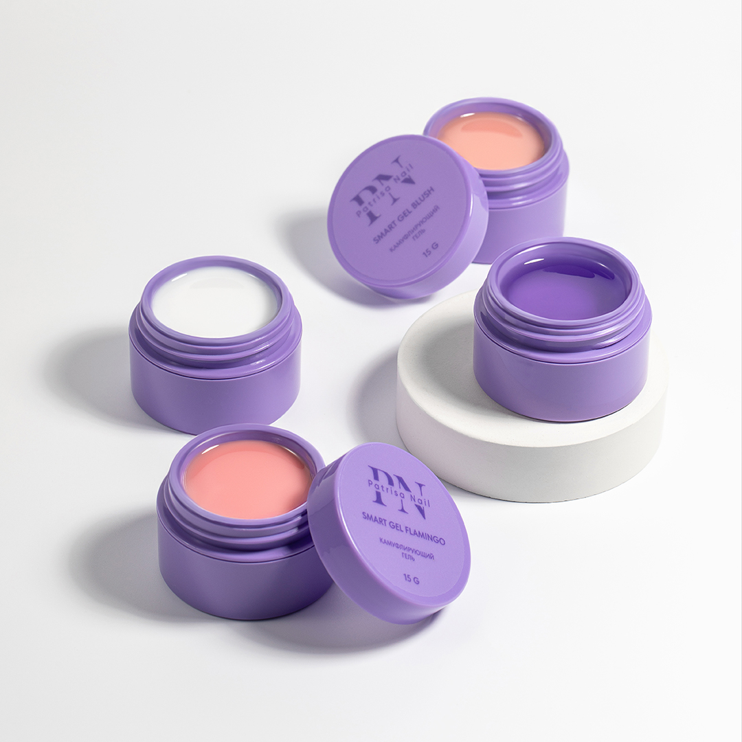 Набор Smart gel Set 1 (pure milk, flamingo, tears, blush) 15гр