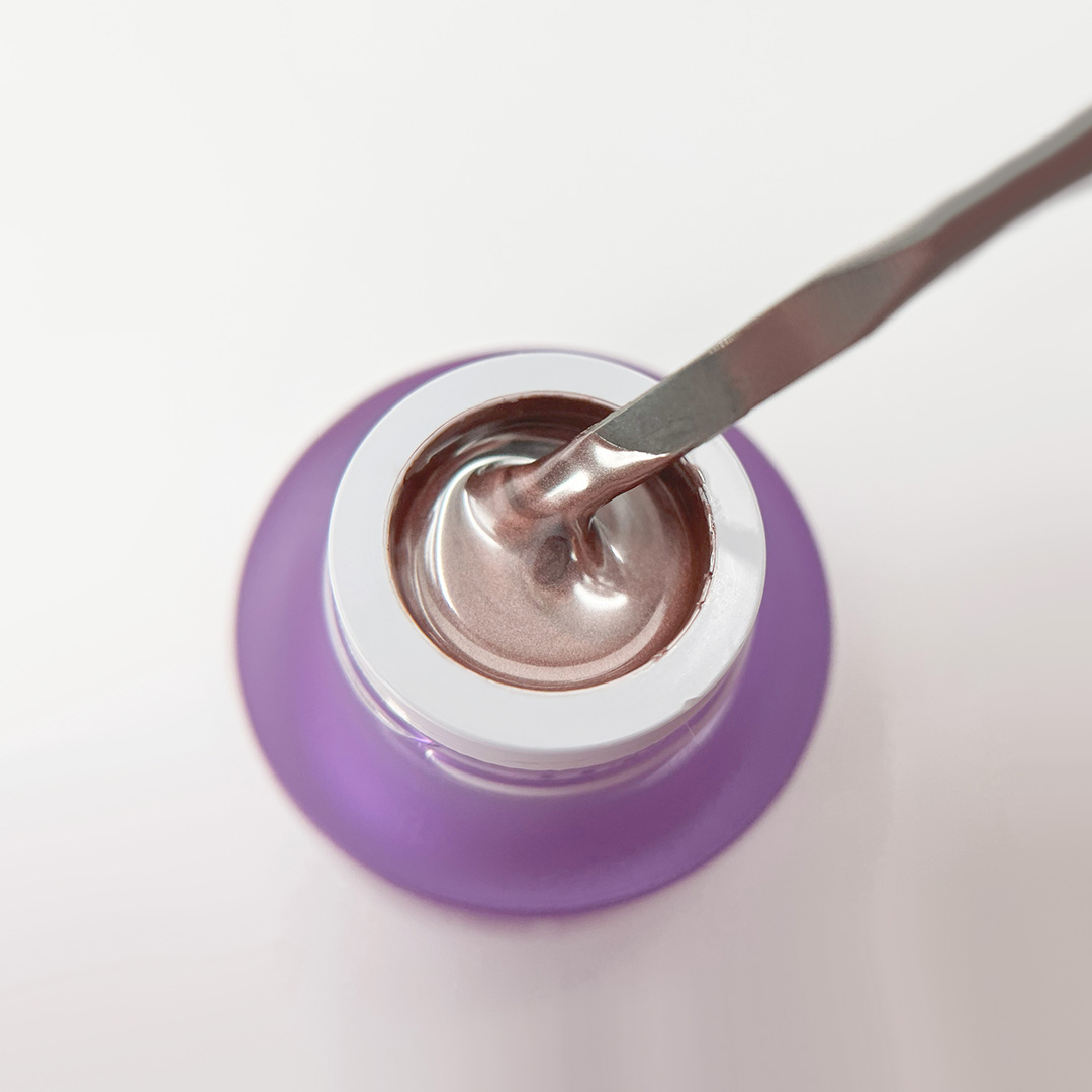 Liquid Steel  PN гель-краска розовое золото с зеркальным эффектом 5 гр