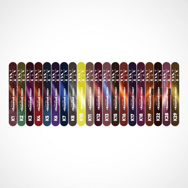 Наклейки на типсы для коллекции "Кошачий глаз"