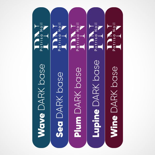 Наклейки на типсы для коллекции баз "Dark base