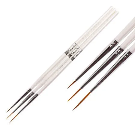 Набор кистей для дизайна PN волосок (3 шт)