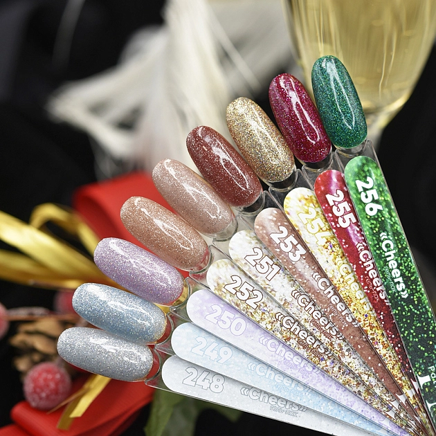 Наклейки на типсы для коллекции "Cheers"