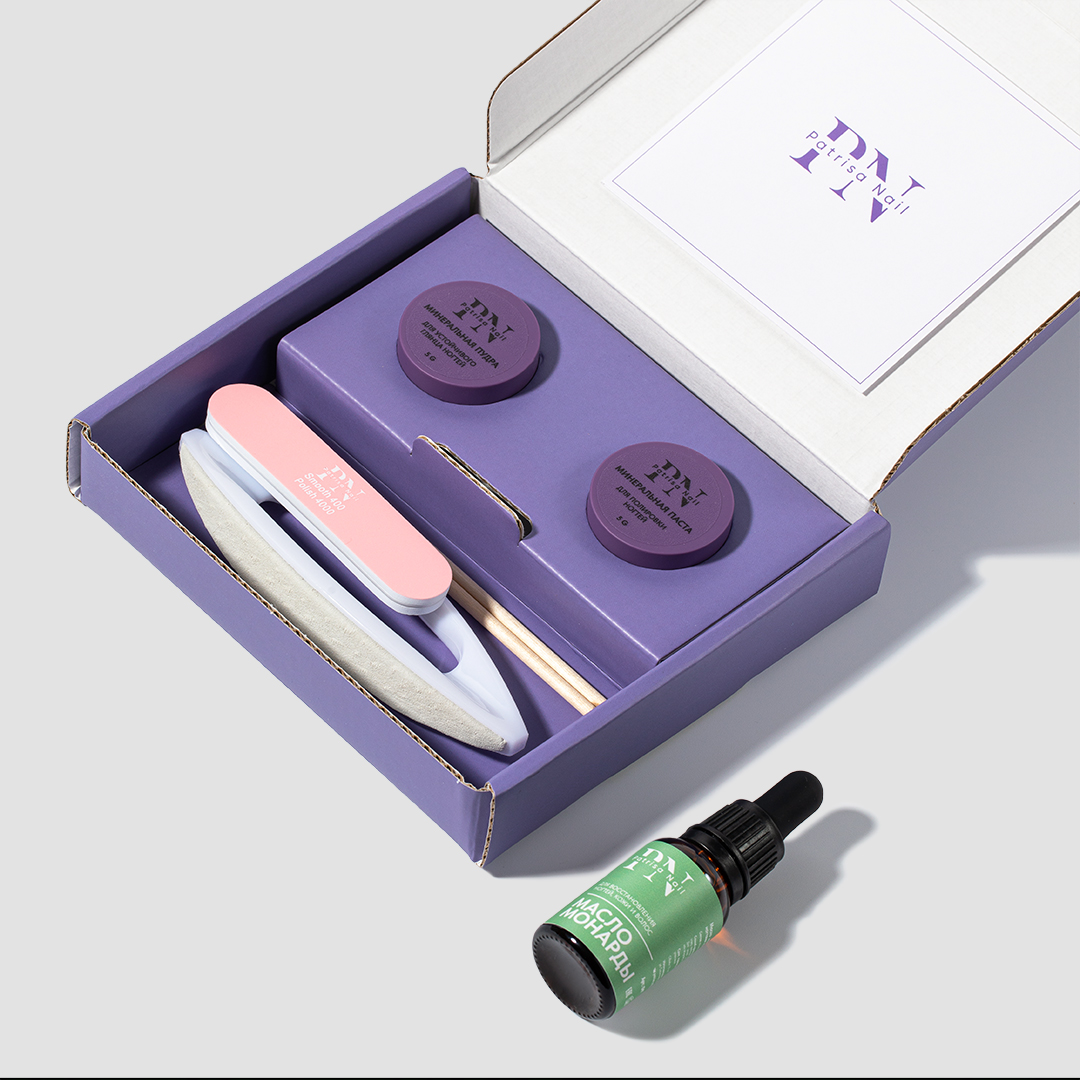 Набор для ламинирования ногтей PN "Японский маникюр" №3 с маслом монарды