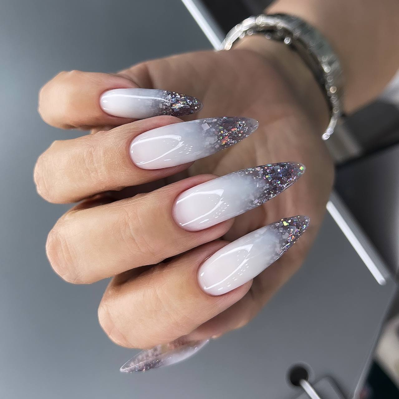 DIAMOND GEL PN Agate гель для дизайна с глиттером 5 гр