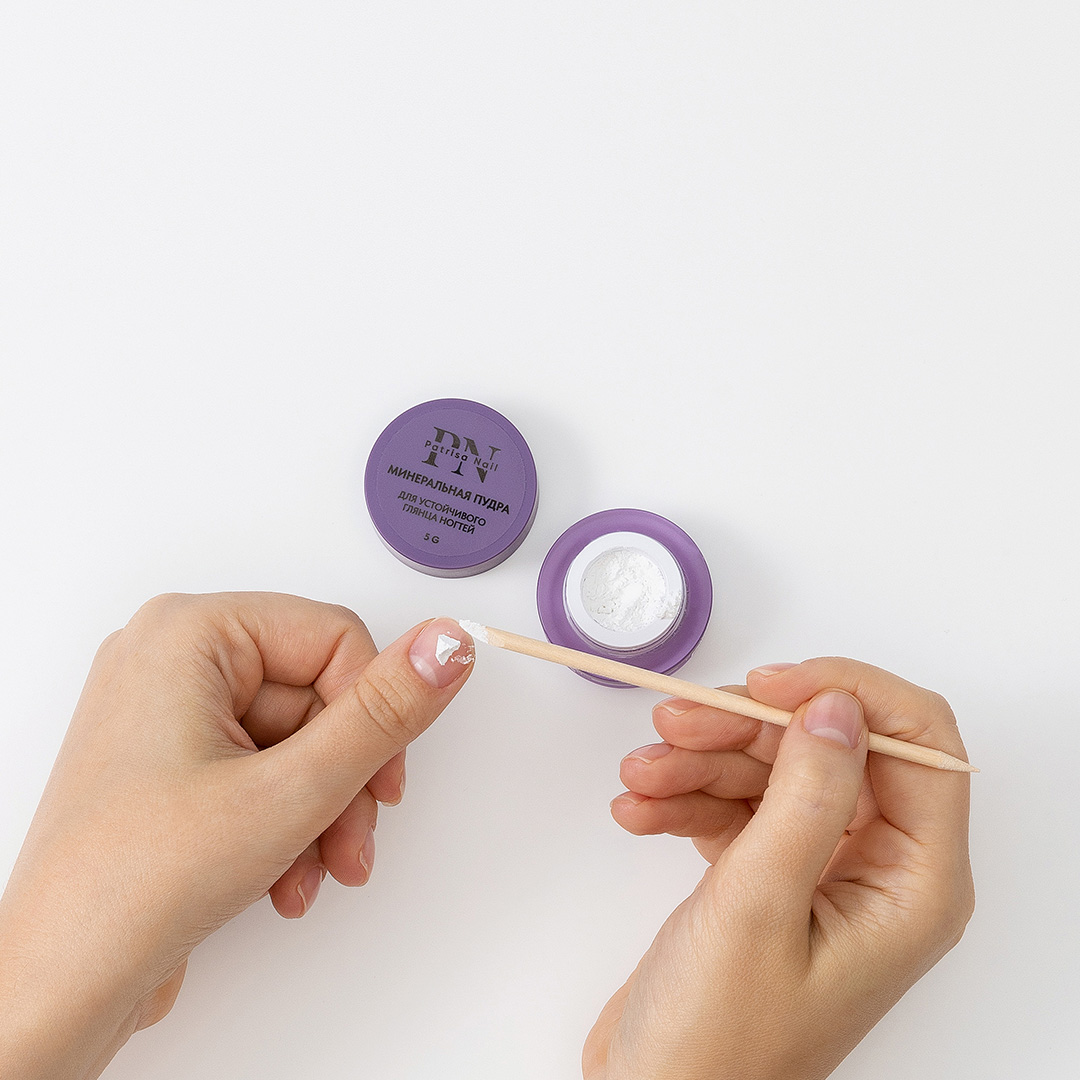 Минеральная пудра для устойчивого глянца ногтей PN 5 гр