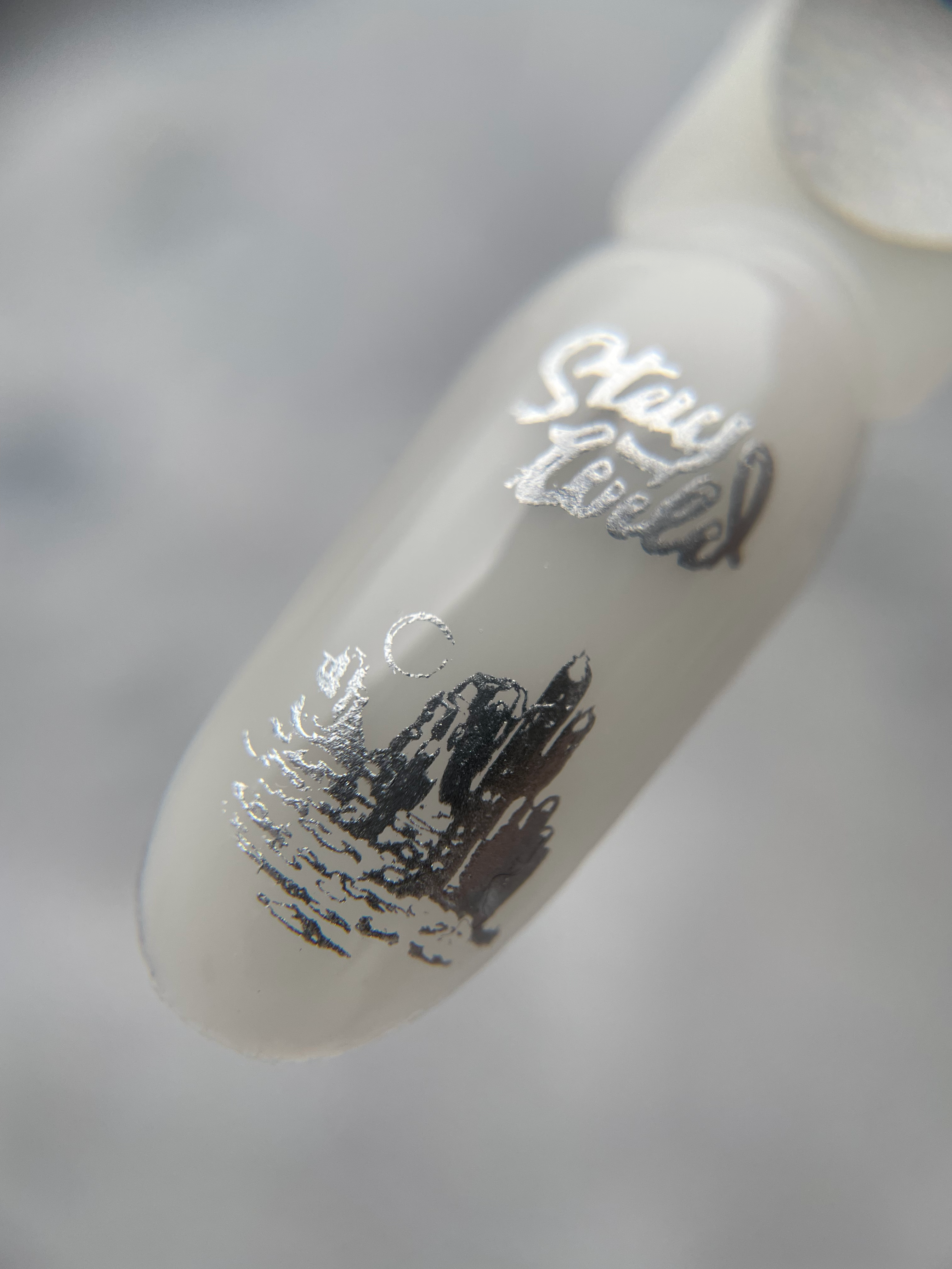 Лак для стемпинга "Tramp Stamp" PN №28 алюминиевый металлик 8 мл