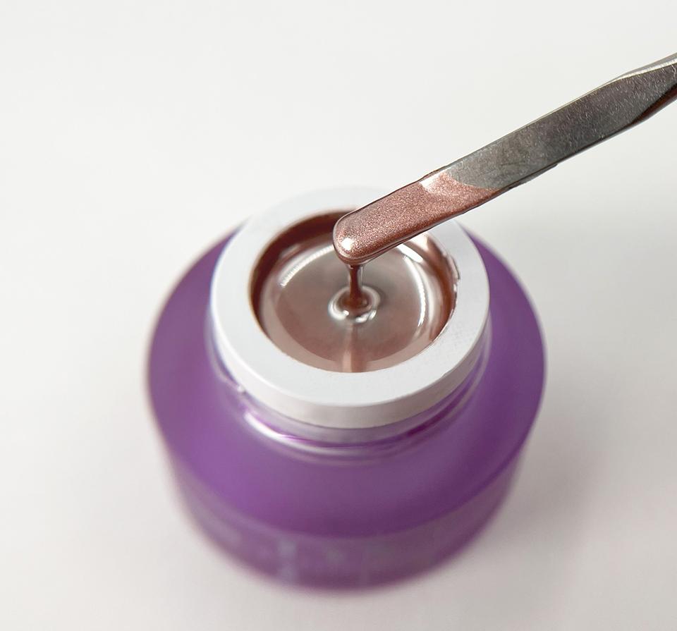 Liquid Steel  PN гель-краска розовое золото с зеркальным эффектом 5 гр