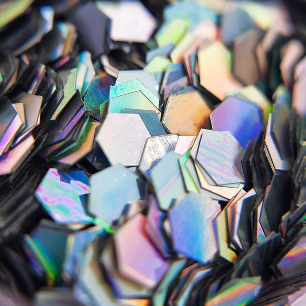 Камифубуки PN К115 "Соты" средние зеркальная голография