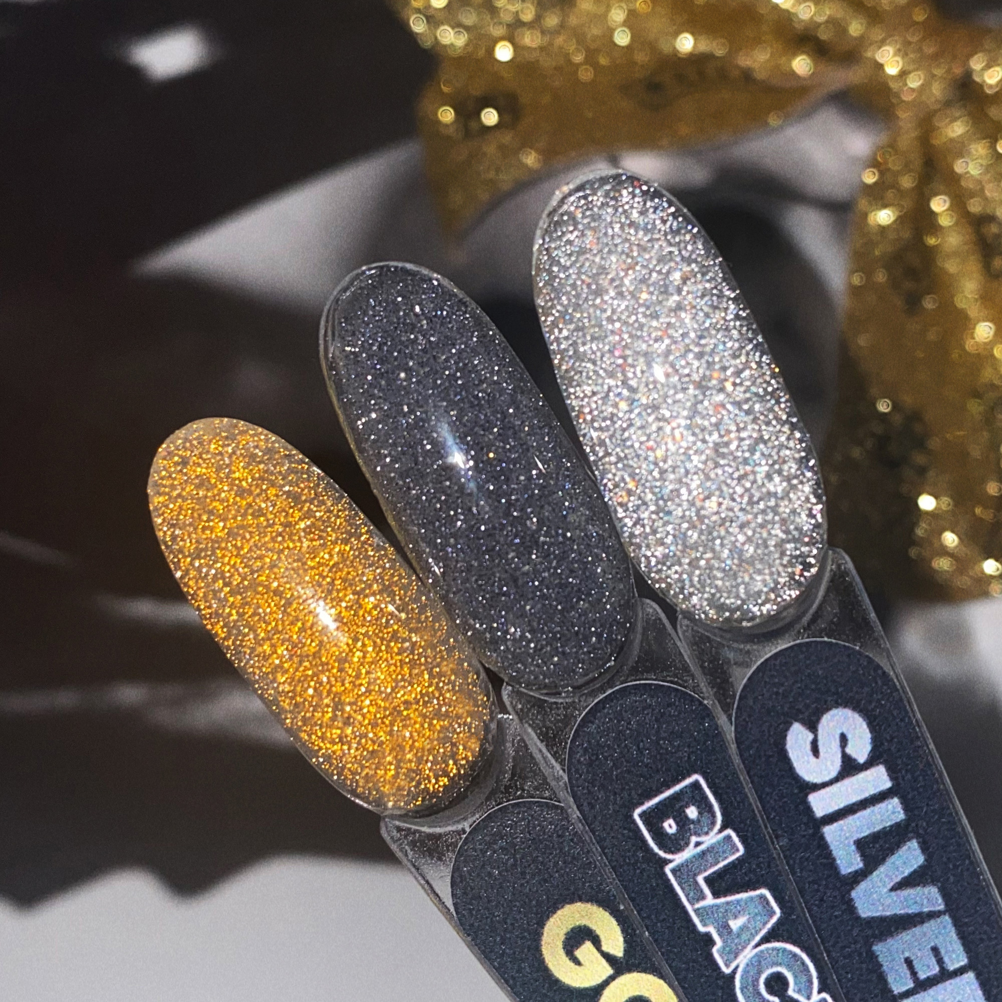 Комби гель Gold Flash PN с золотым светоотражающим глиттером 30 мл