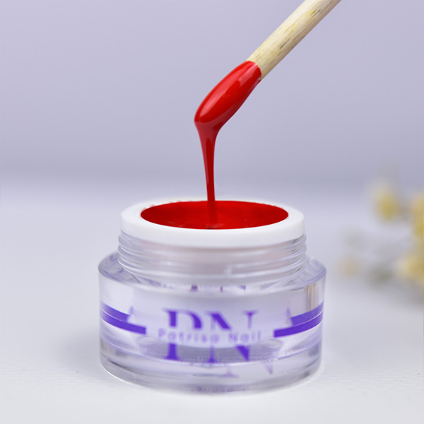 Гель-краска красная №T5 PN стемпинг, аэропуффинг, китайская роспись, 5 гр