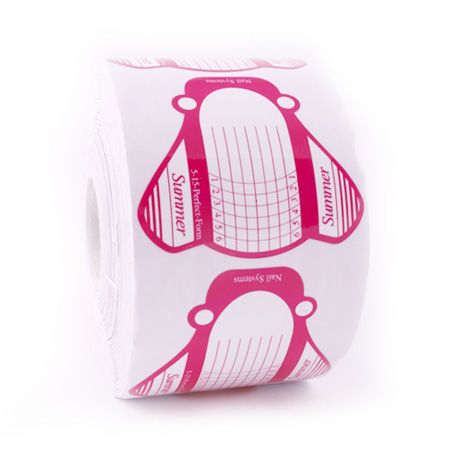 Одноразовые овальные формы PN розовые 500 шт