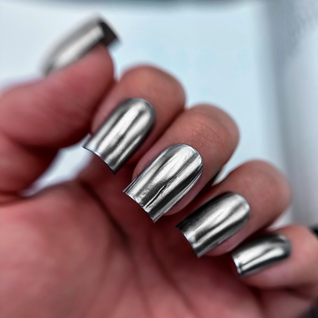 Liquid Steel  PN гель-краска серебро с зеркальным эффектом 5 гр