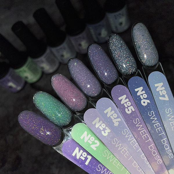 SWEET Base PN №4 светоотражающая цветная база 8 мл