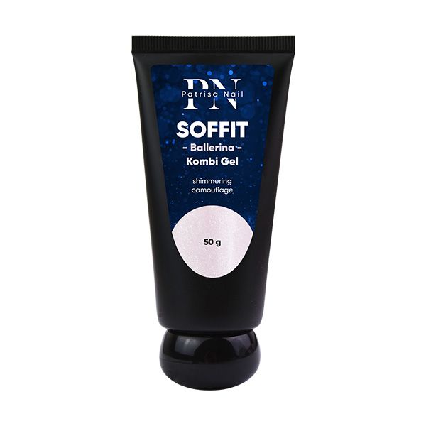 Soffit Ballerina PN комби гель мерцающий светло-розовый камуфляж  50 гр