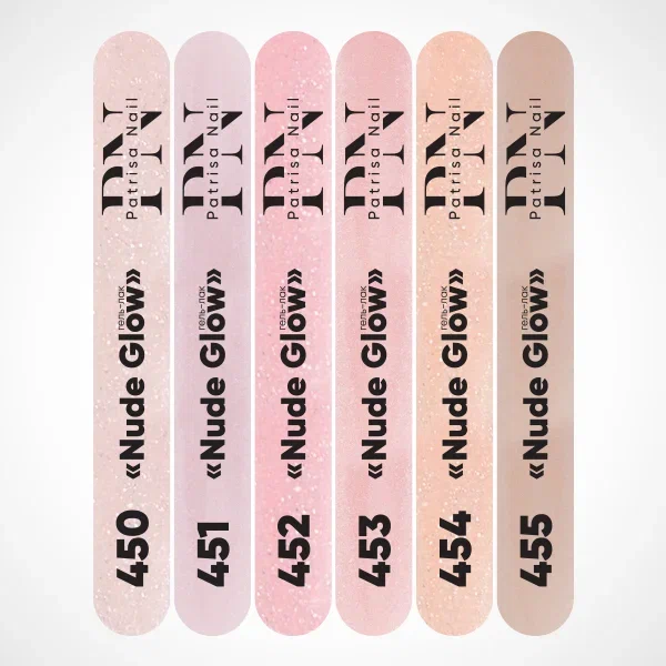 Наклейки на типсы для коллекции "Nude glow"