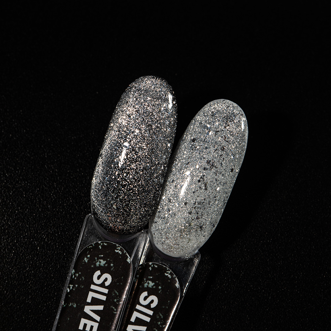 Набор топов Cat Shine Top silver&gold PN 8 мл.