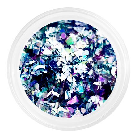 Камифубуки PN К131 "Осколки" мелкие серебряная голография