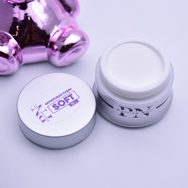 Акриловая пудра PN Soft супермелкая прозрачная 30 гр