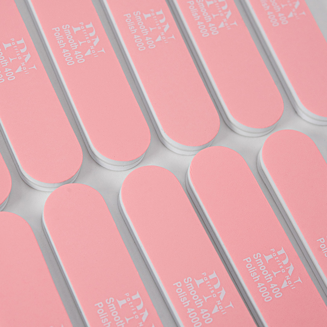 Полировочный блок для маникюра PN 400*4000 грит,  9*2 см, набор 12 шт