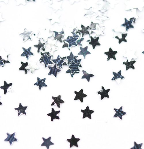 Камифубуки PN К95 "Звездочки" серебро мелкие