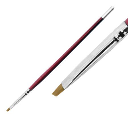 Кисточка скошенная для геля и китайской росписи PN №2