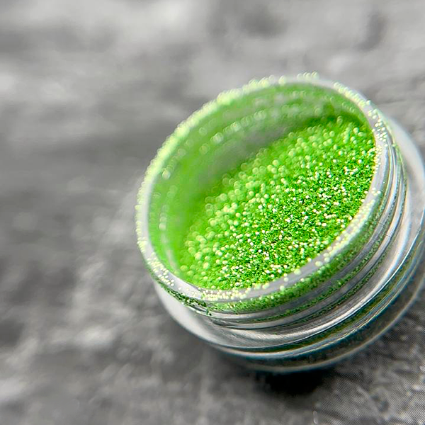 Глиттер-пудра PN Меланж ML6  матовый фисташковый