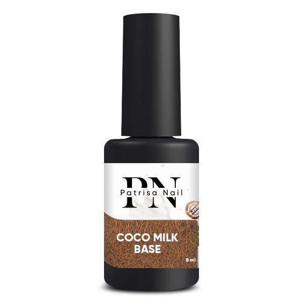 Coco milk base PN каучуковая база для гель-лака, белая 8 мл