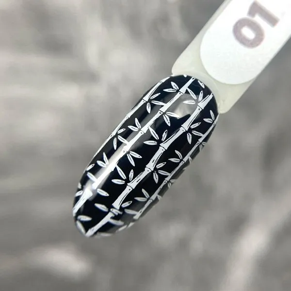 Лак для стемпинга "Tramp Stamp" PN №01 белый 8 мл