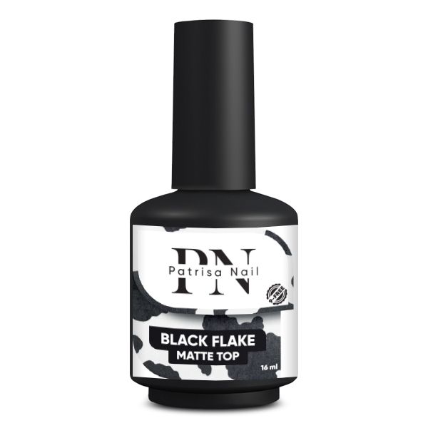 Топ матовый Black Flake PN с черными хлопьями 16 мл