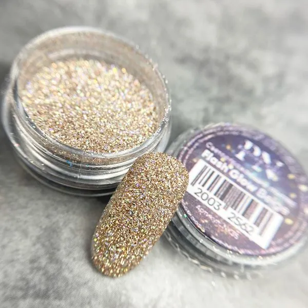 Светоотражающий глиттер PN Flash Glow Beige
