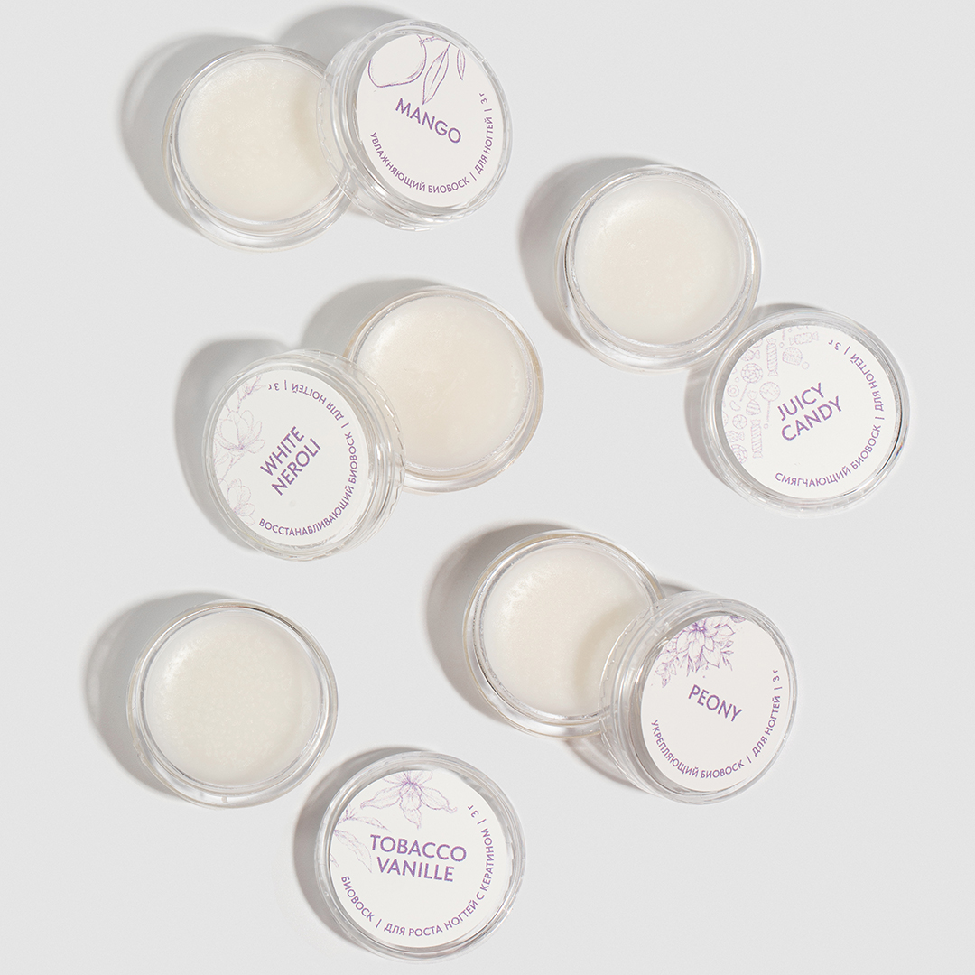 PN Набор биовосков “Peony,  Mango, Tobacco Vanille, White Neroli, Juicy Candy”, 3 г, 5 шт