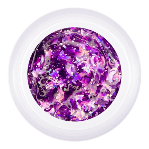 Гель для дизайна с глиттером GALAXY GEL  PN Space 5гр