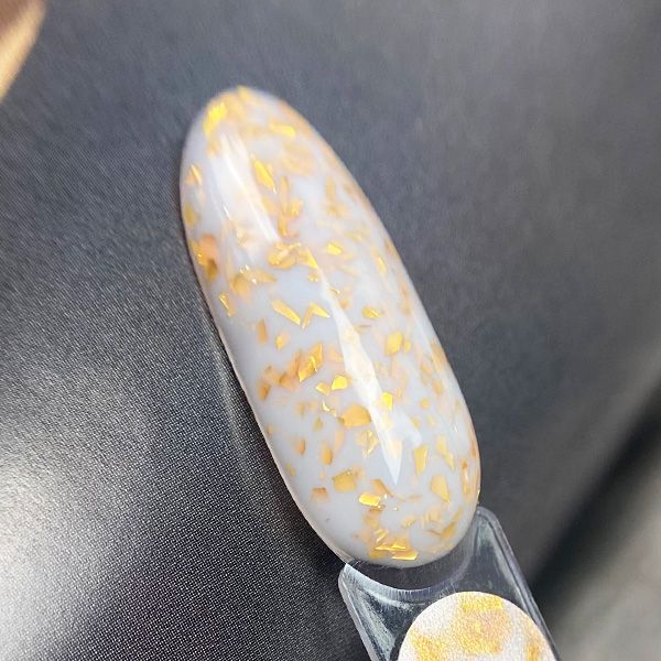 POTAL Milky base PN каучуковая молочная база с золотой поталью 12 мл