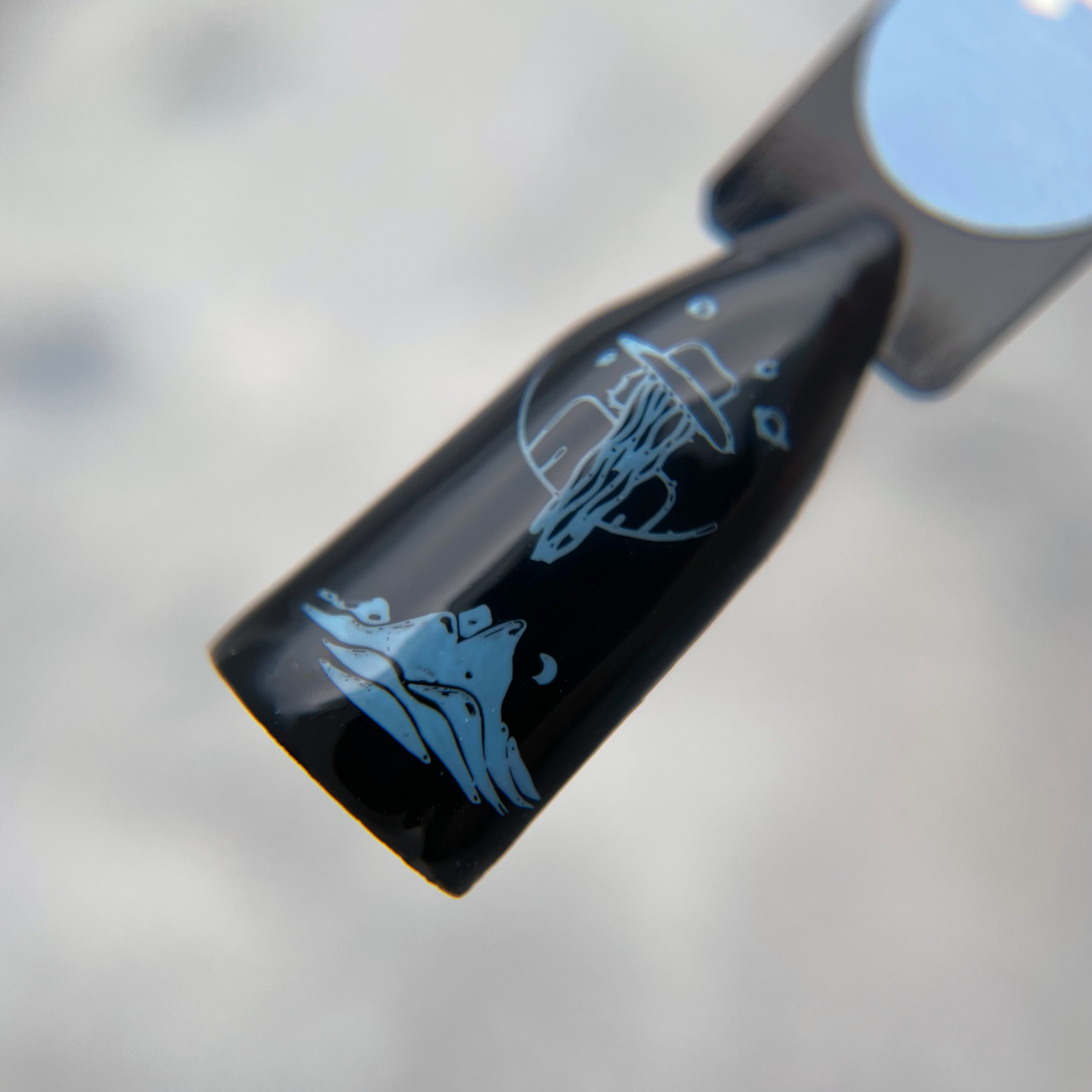 Лак для стемпинга "Tramp Stamp" PN №13 голубой 8 мл