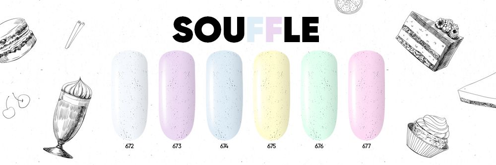 Новая коллекция Soufflé с микрокрошкой 