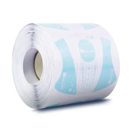 Формы пластиковые овал PN, прозрачные для моделирования ногтей 300шт