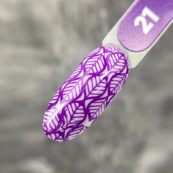 Лак для стемпинга "Tramp Stamp" PN №21 фиолетовый 8 мл