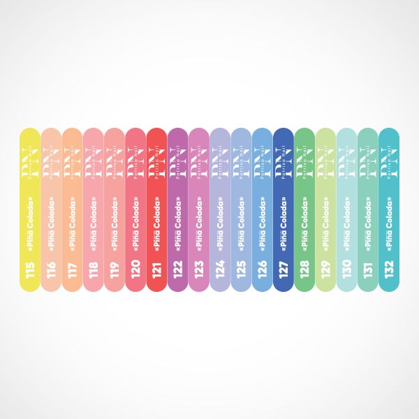 Наклейки на типсы для коллекции "Pina colada"