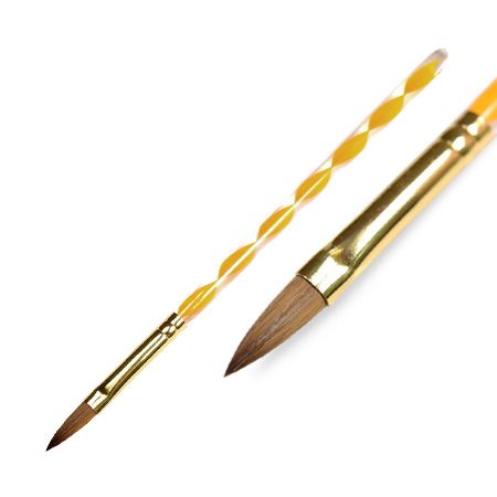 Кисть для акрила PN №8 натуральный ворс - колонок