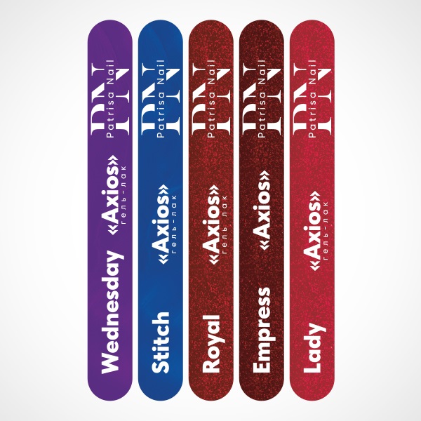 Наклейки на типсы на коллекцию "Axios Holiday"