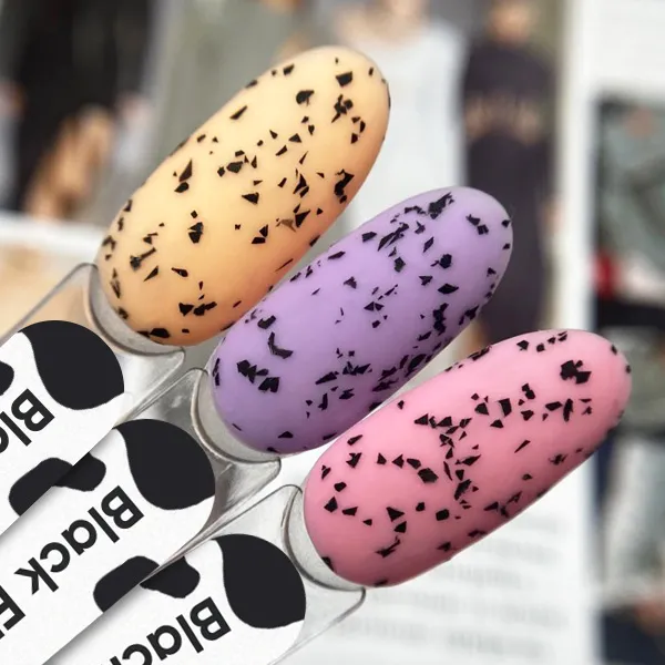 Топ матовый Black Flake PN с черными хлопьями 12 мл