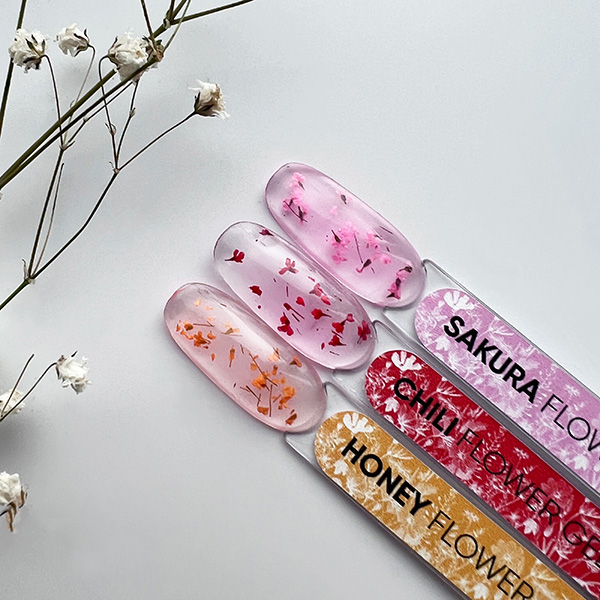 FLOWER GEL PN Honey гель для дизайна с цветами 5 гр