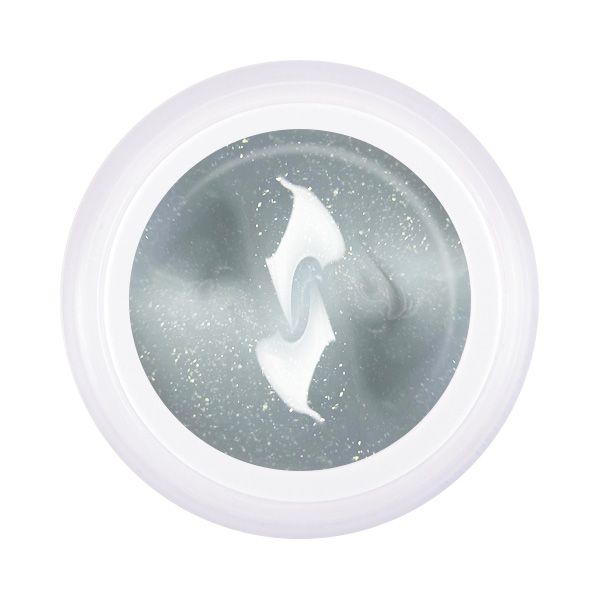 Pudding Gel Gray PN конструирующий цветной гель с микроблеском 15 гр