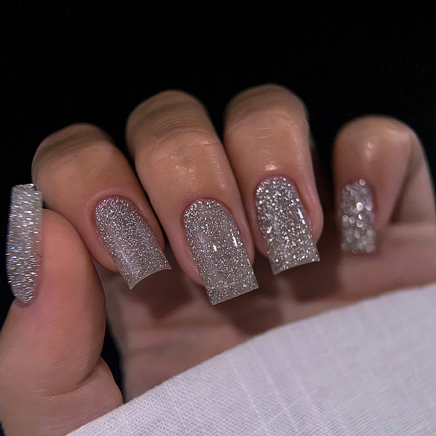 Гель-лак Ice Flash PN серебро, 8 мл