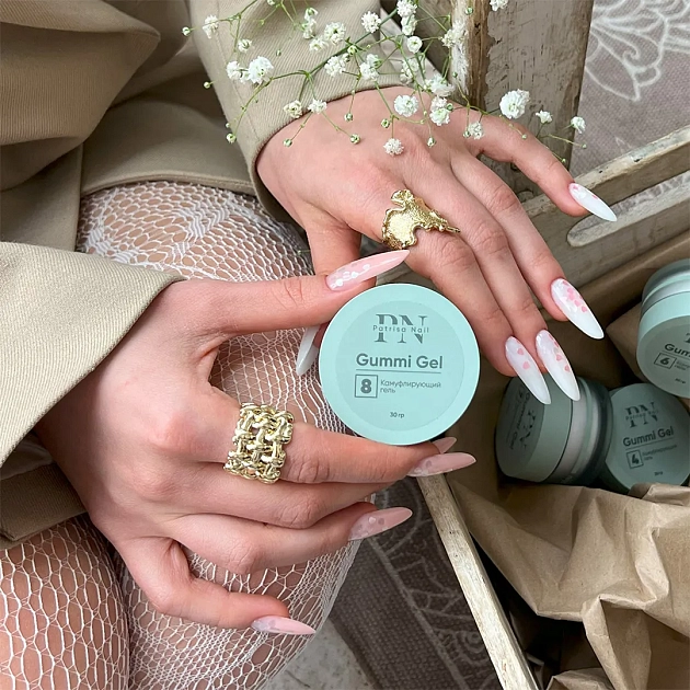 Gummi Gel №4 PN камуфлирующий гель высокой вязкости 15 гр