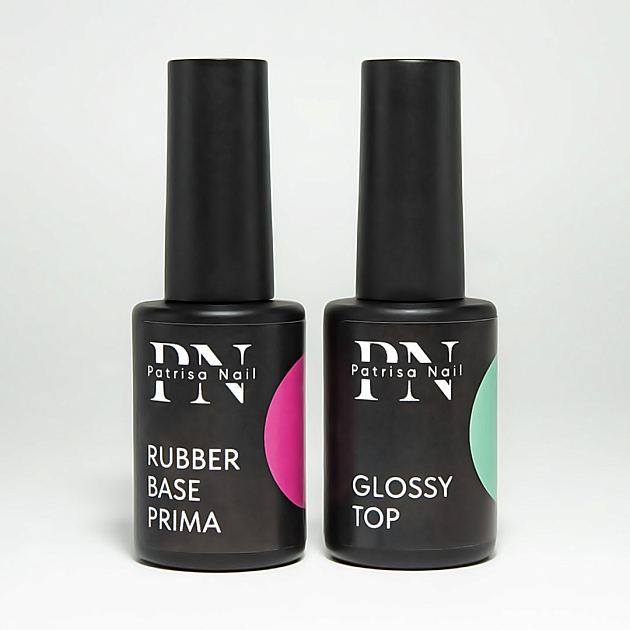 НАБОР База Prima + Glossy top 8 мл
