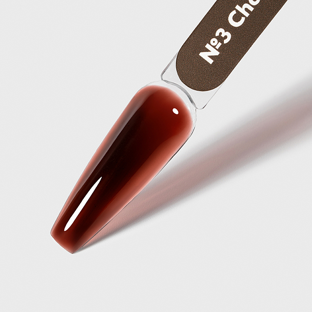 Vitrage Gel №3 Chocolate, витражный гель PN 15 г